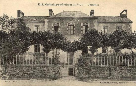 L'hospice de Montauban de Bretagne en 1869